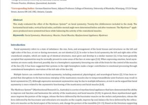 Facial Symmetry and Myobrace System