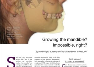 Growing the Mandible